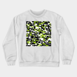 Green Camo pattern digital Camouflage Crewneck Sweatshirt